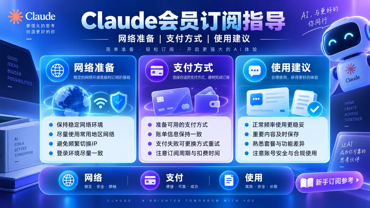 Claude 订阅指导